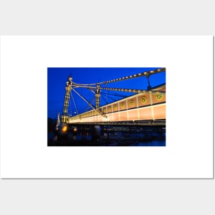 Albert Bridge River Thames London Posters and Art